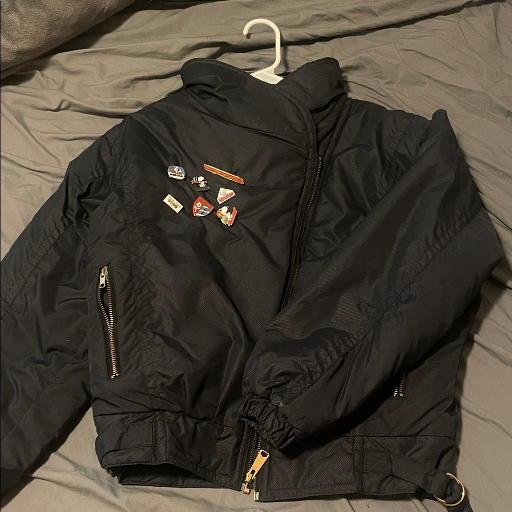 Slalom Navy Blue Jacket with Pins